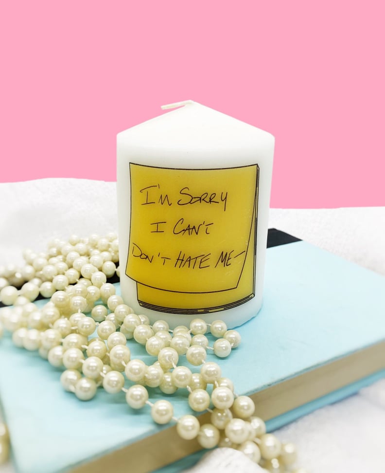 Best Breakup Reference: Berger Breakup Post-It Note Candle