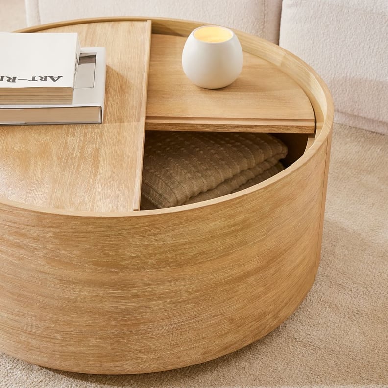 A Drum Coffee Table For Small Spaces
