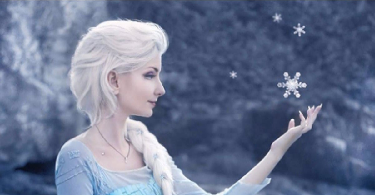 Real Life Elsa Popsugar Beauty