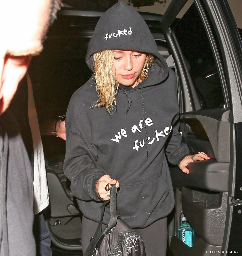 Miley Cyrus We Are Fucked Sweatshirt