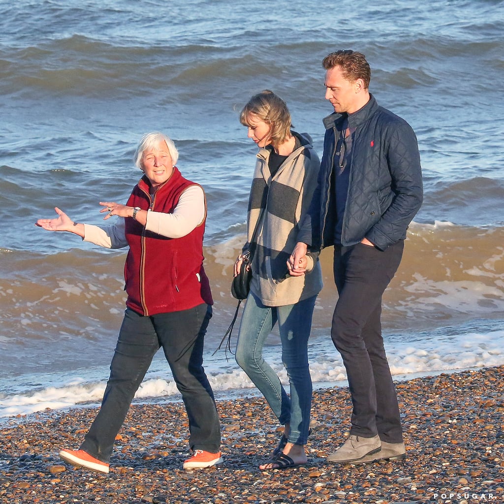 Taylor Swift and Tom Hiddleston With His Mom in the UK