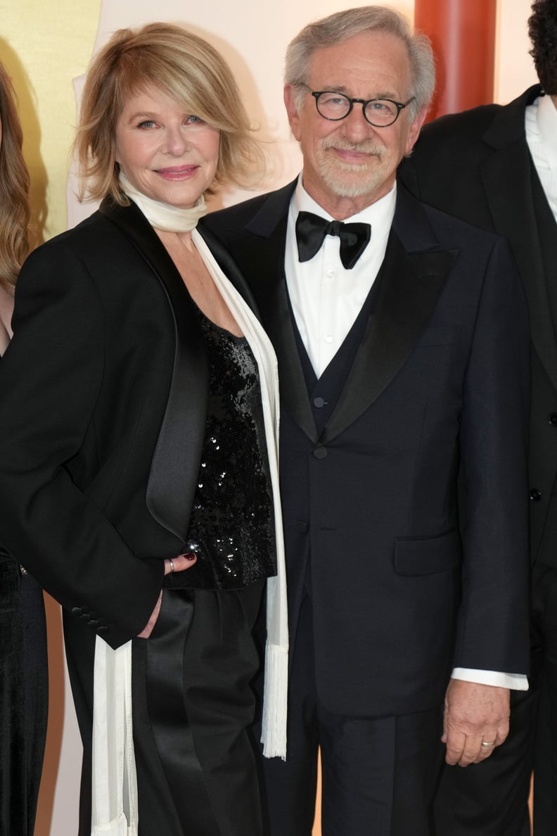Kate Capshaw and Steven Spielberg at the 2023 Oscars