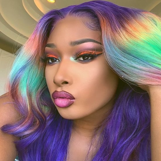 Megan Thee Stallion Rainbow Hair Colour