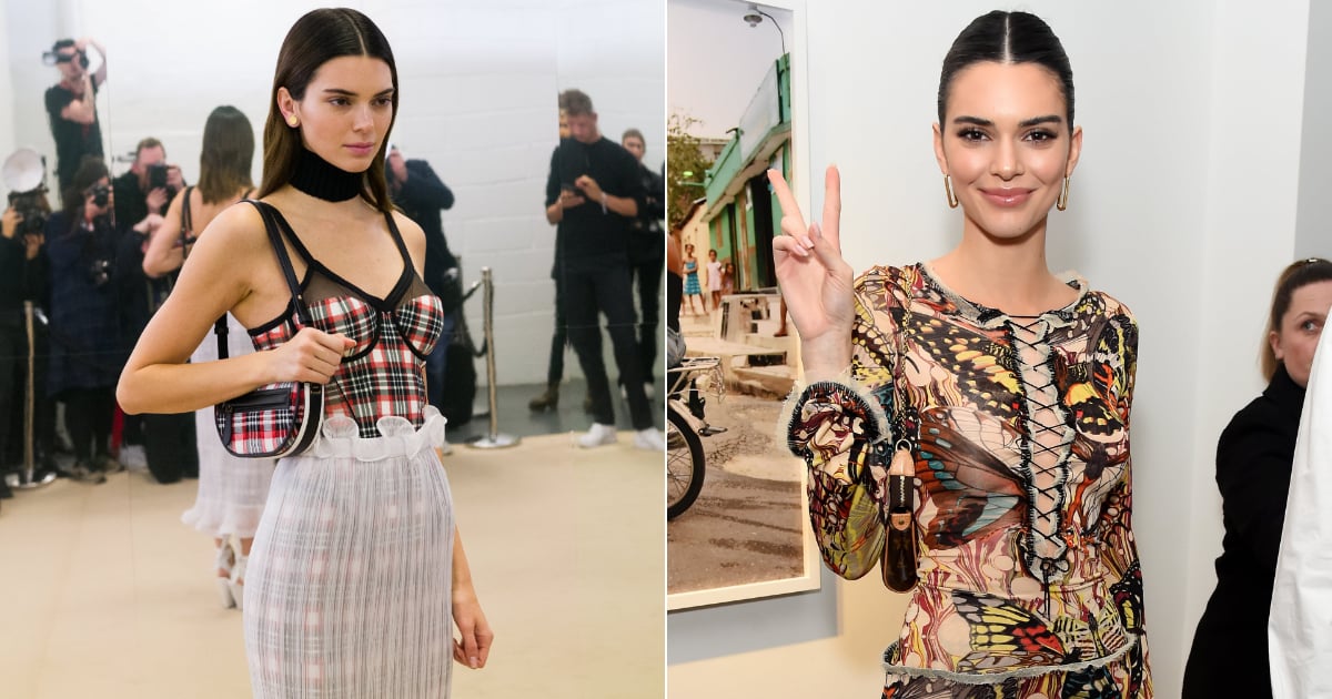 Kendall Jenner's Butterfly Outfit After the Burberry Show | POPSUGAR ...