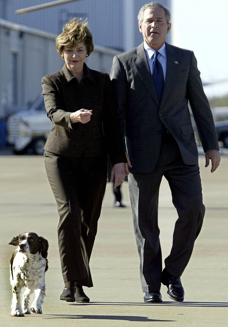 George W. Bush and His Dog Spot Fletcher