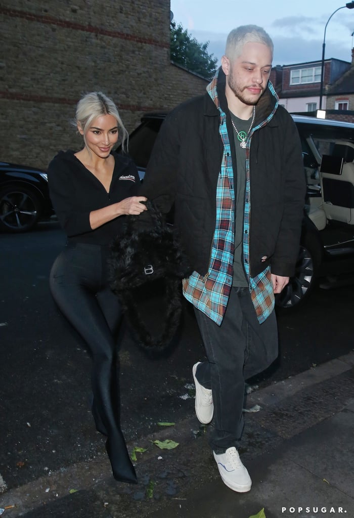 Kim Kardashian and Pete Davidson Out in London