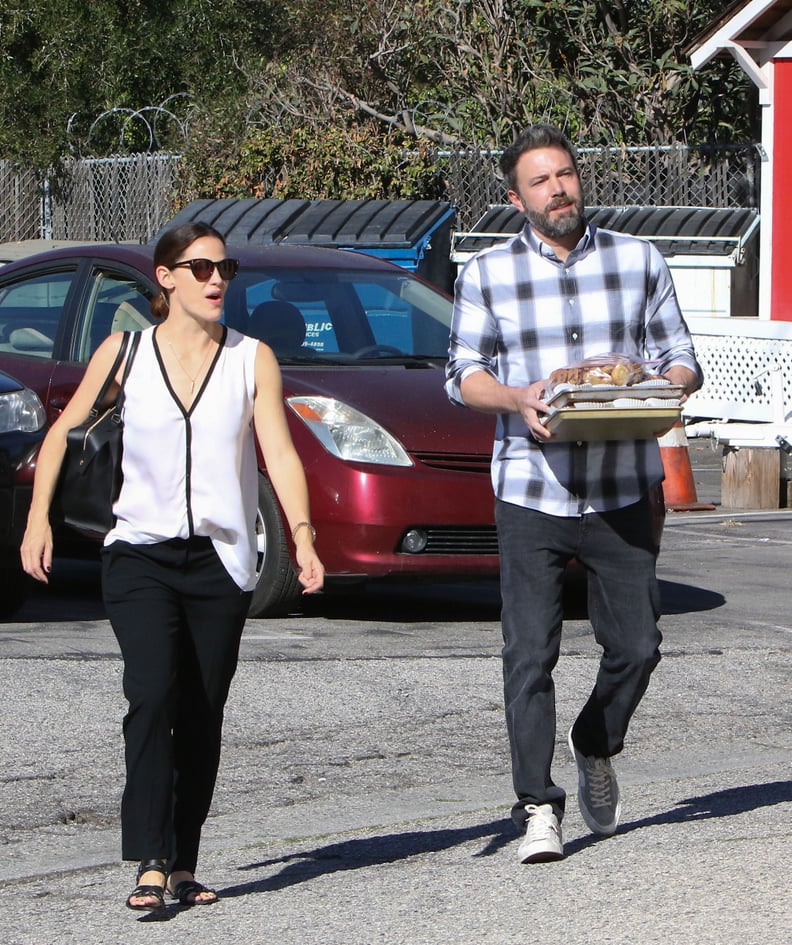 Nov. 13, 2016: Ben carried treats on their way to church.