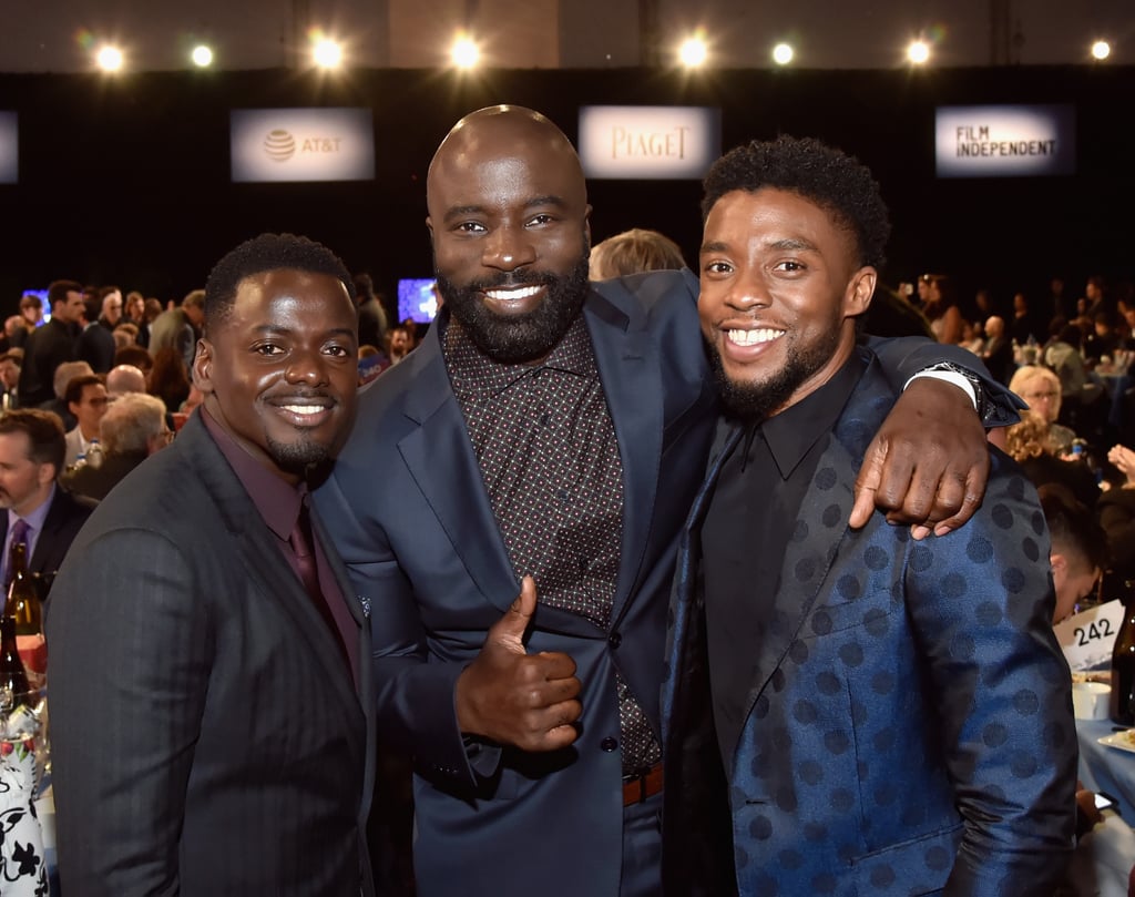 Pictured: Daniel Kaluuya, Mike Colter and Chadwick Boseman