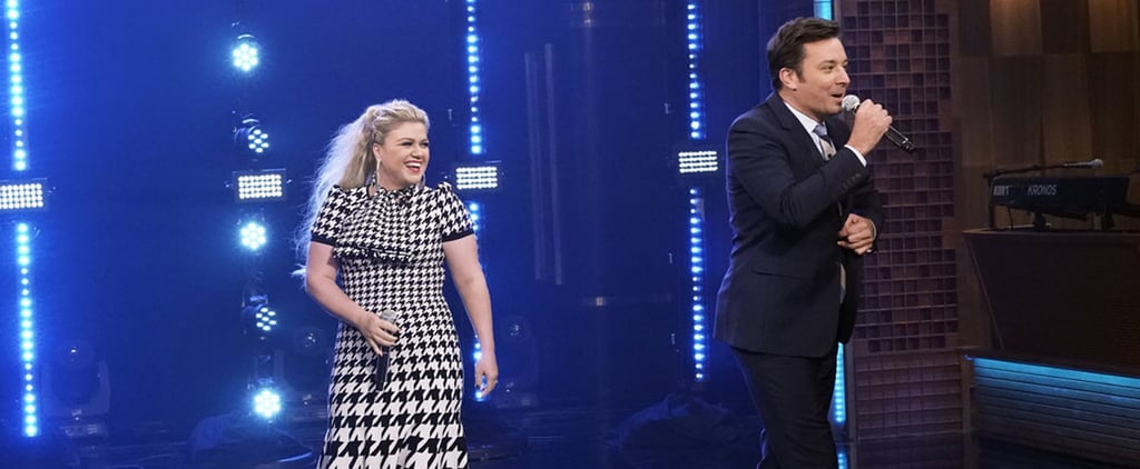Kelly Clarkson Sings "A Moment Like This" With Jimmy Fallon