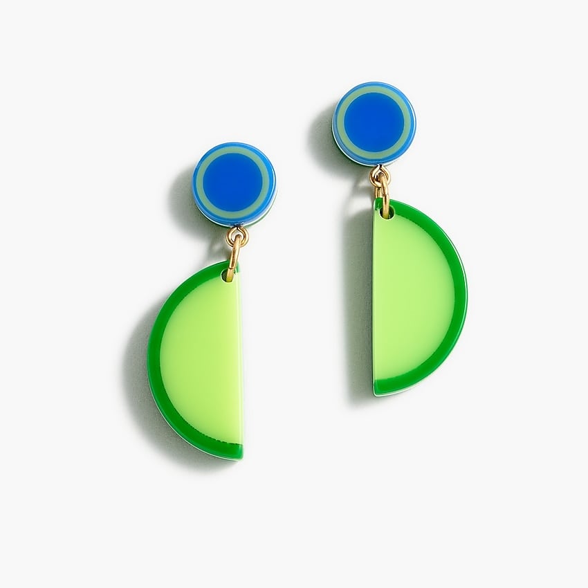 J crew green earrings sale
