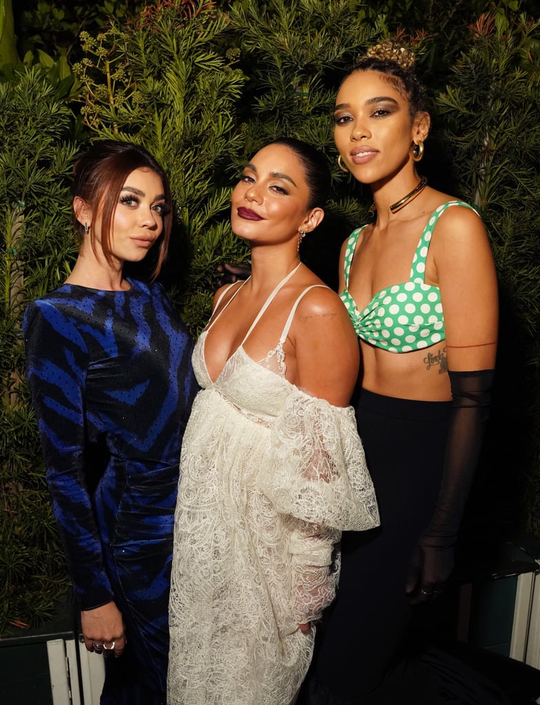Vanessa Hudgens and Sarah Hyland at the Premiere of "Tick, Tick... Boom!" on Nov. 21, 2021
