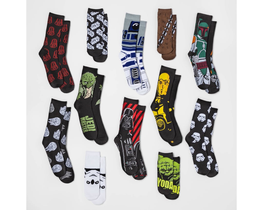 Men's Star Wars Socks Set Target Sock Advent Calendars POPSUGAR