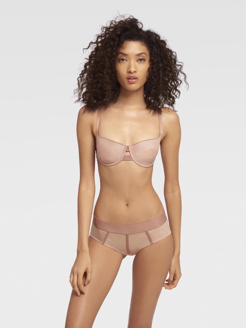 DKNY T-Shirt Bra and Sheer Hipster Underwear