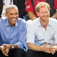 Prince Harry and Barack Obama Are Just 2 Bros in Button-Down Shirts, Watching Basketball Together
