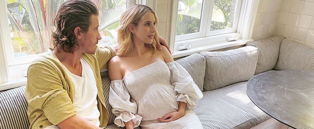 Emma Roberts Wore the Dreamiest Dress to Announce That She's Having a Baby Boy