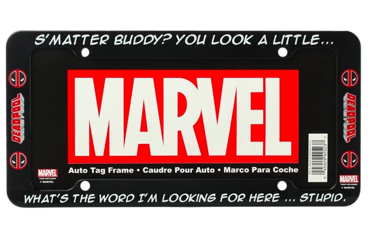 "Stupid" License Plate ($9)