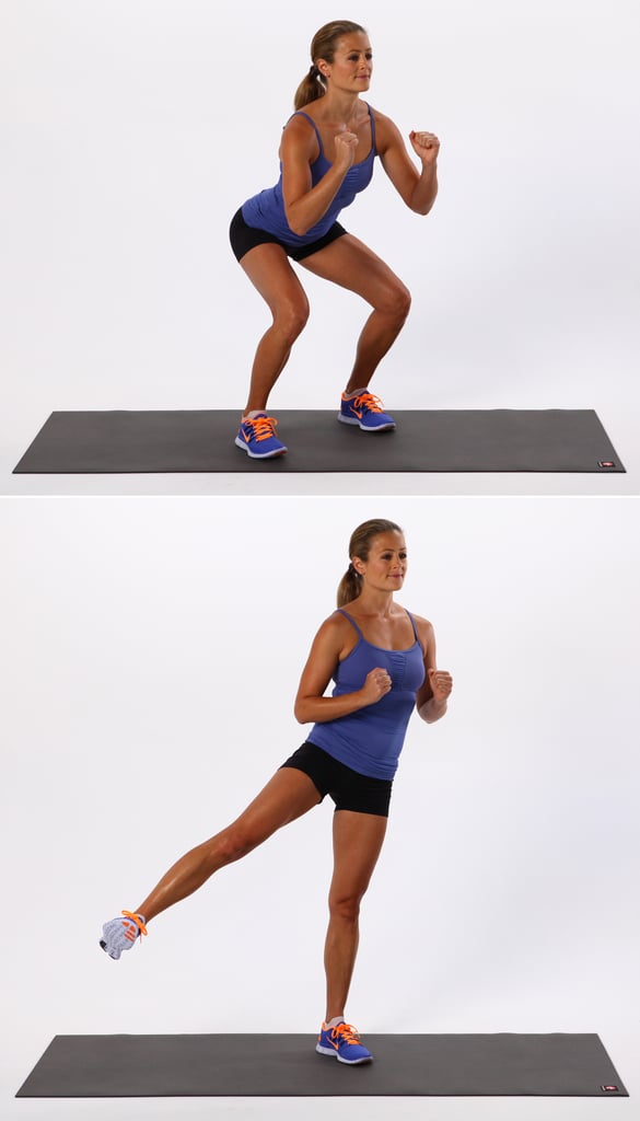 Basic Squat With Side Leg Lift