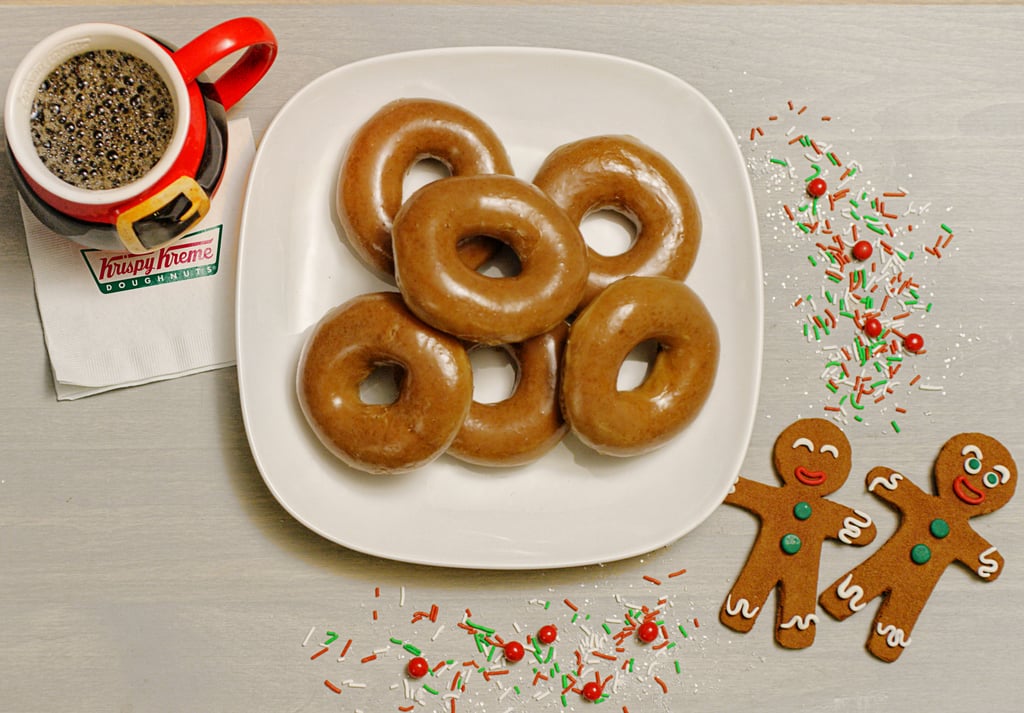 Krispy Kreme's Gingerbread Glazed Doughnuts