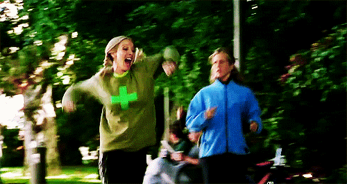 When Rachel and Phoebe Go "Running"