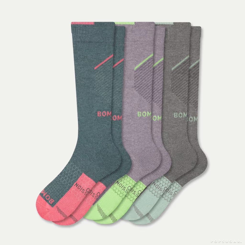 Bombas Performance Compression Sock 3-Pack ($120)
No matter how hard they work out, anyone will appreciate these quality compression socks. I love that they climb all the way up to the knee and provide support with a maximum squeeze all day long post-run. I tend to slip them on after a long run, right before rolling out and stretching. At the end of the day, when I take them off, I feel as though I've just released my calves from a 12-hour massage.