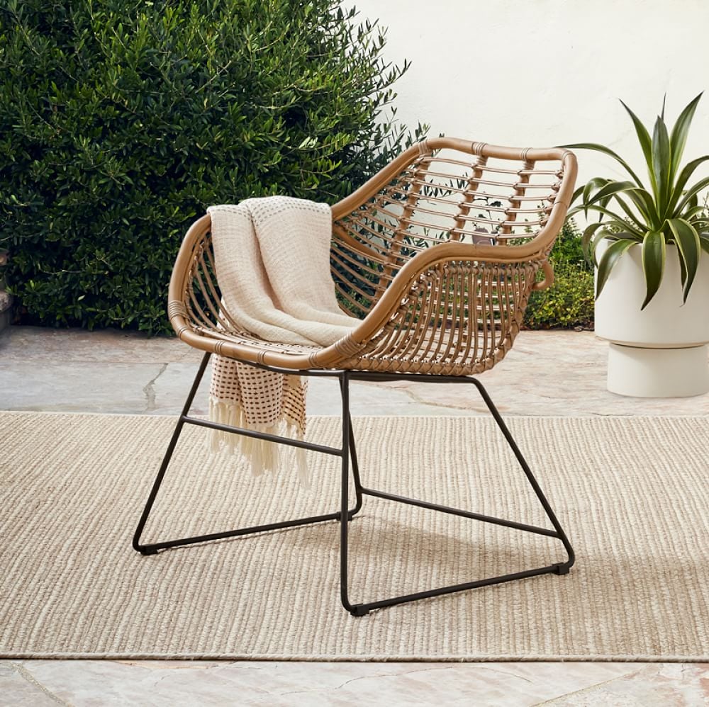 West Elm Oahu Outdoor Lounge Chair | Best Outdoor Furniture and Decor