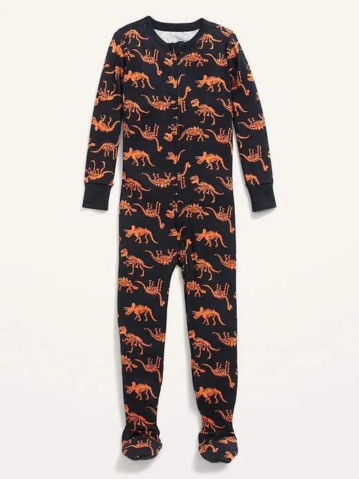 Old Navy Unisex Dinosaur-Print Snug-Fit Footie Pajamas for Toddler and Baby