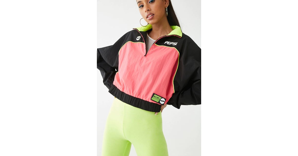 Pepsi colorblock sale windbreaker jacket