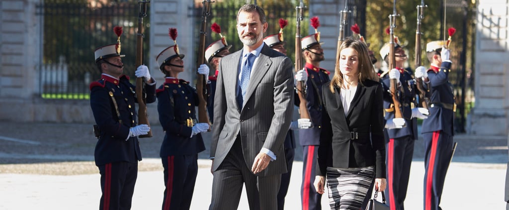 Queen Letizia and King Felipe VI at Symposium Nov. 2016