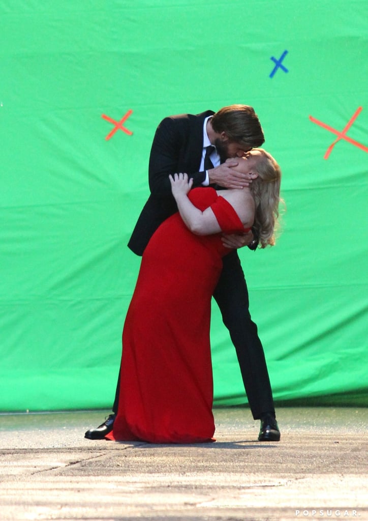 Liam Hemsworth and Rebel Wilson Isn't It Romantic Set Photos