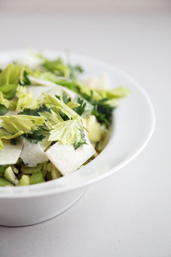 Fall Dinner Party Menu: Celery and Parmesan Salad