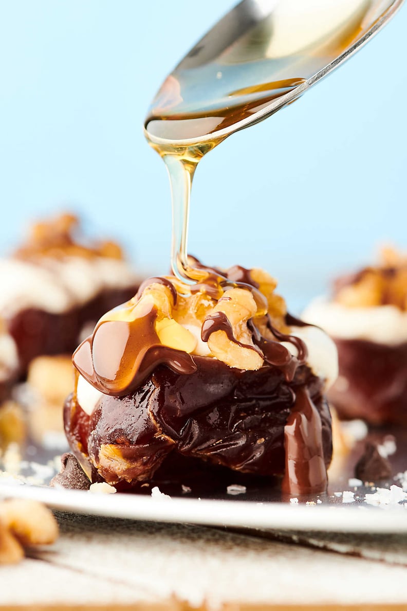 Walnut and Greek Yogurt Stuffed Dates