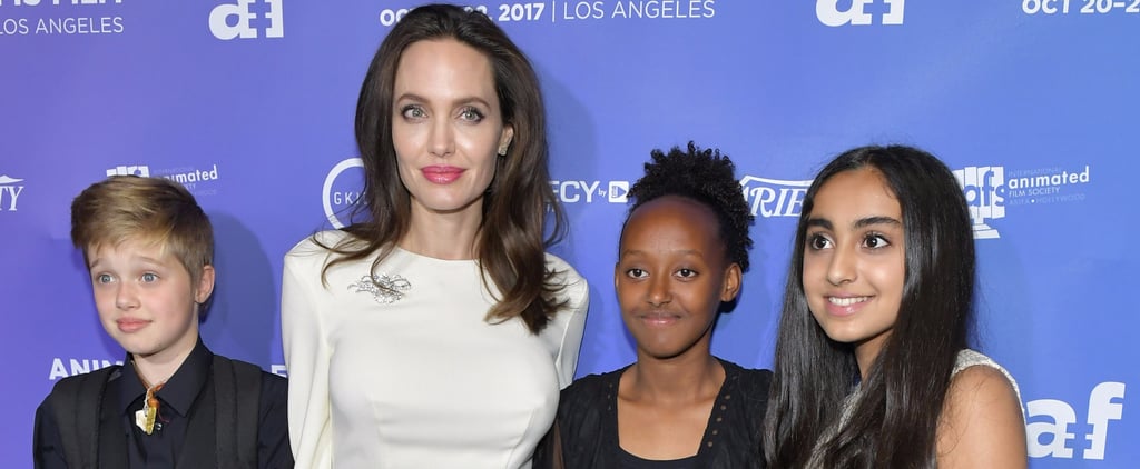 Angelina Jolie With Her Daughters on the Red Carpet 2017