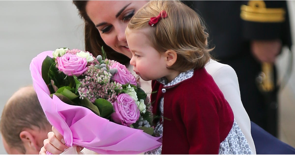Princess Charlotte Smelling Flowers in Canada Pictures - POPSUGAR UK