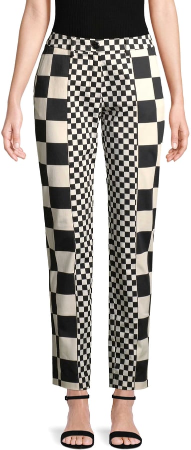 Love Moschino Women's Check Ankle Trousers