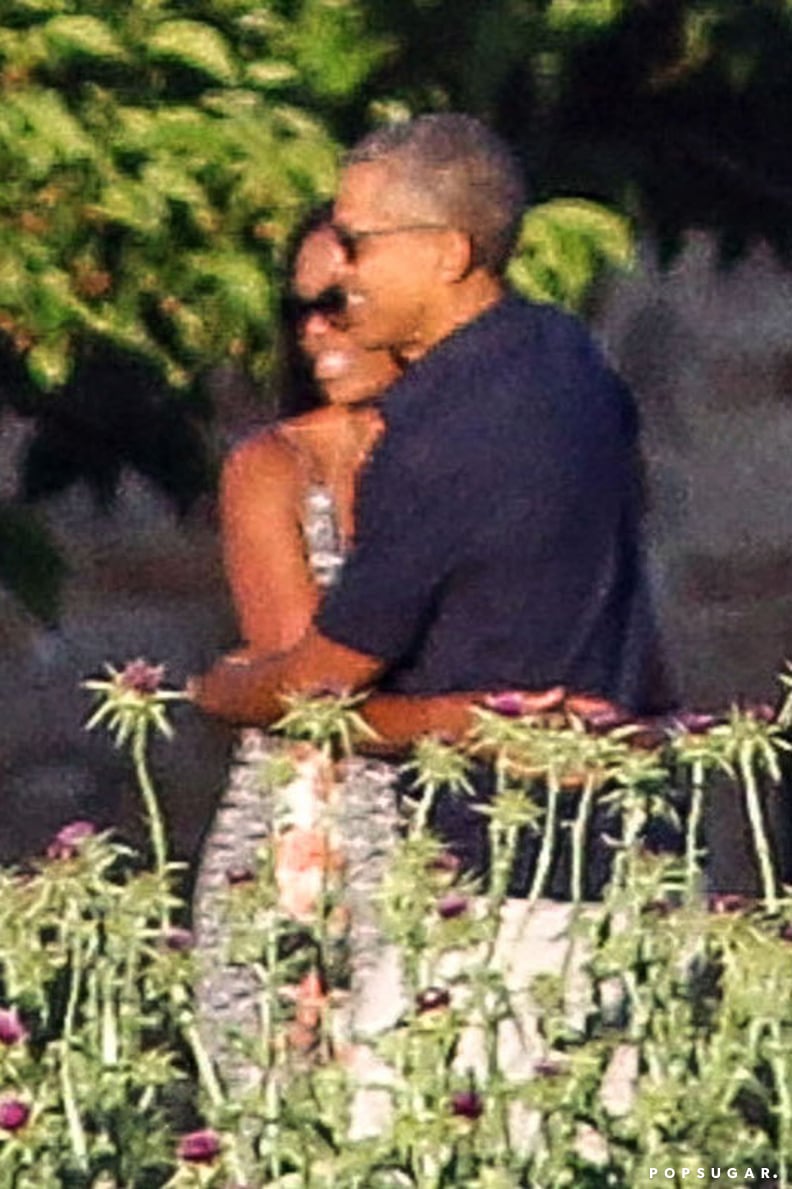 May 21: Michelle Cuddles Up to Barack While Sightseeing in Italy