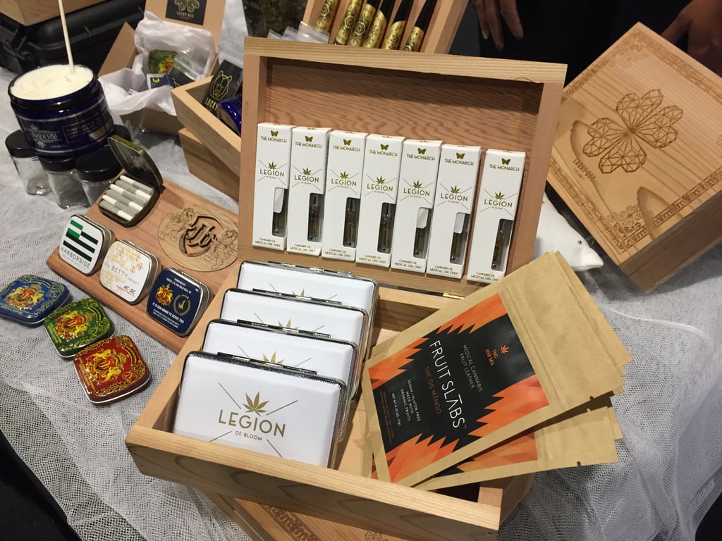 If you really want to treat your guests, display a variety of cannabis goods from mini vapes to medicated fruit leathers that they can choose from.