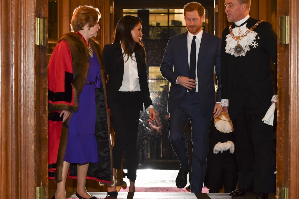 Prince Harry and Meghan Markle at Endeavour Awards Feb. 2018
