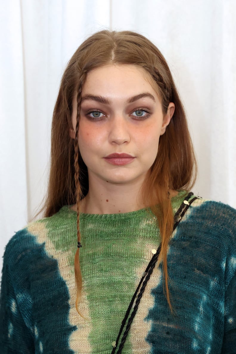 Gigi Hadid With Auburn Hair