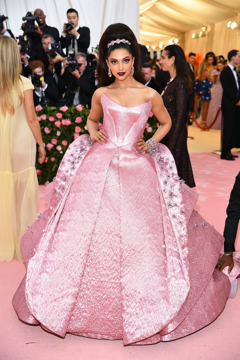 Deepika Padukone Wearing a Zac Posen Dress