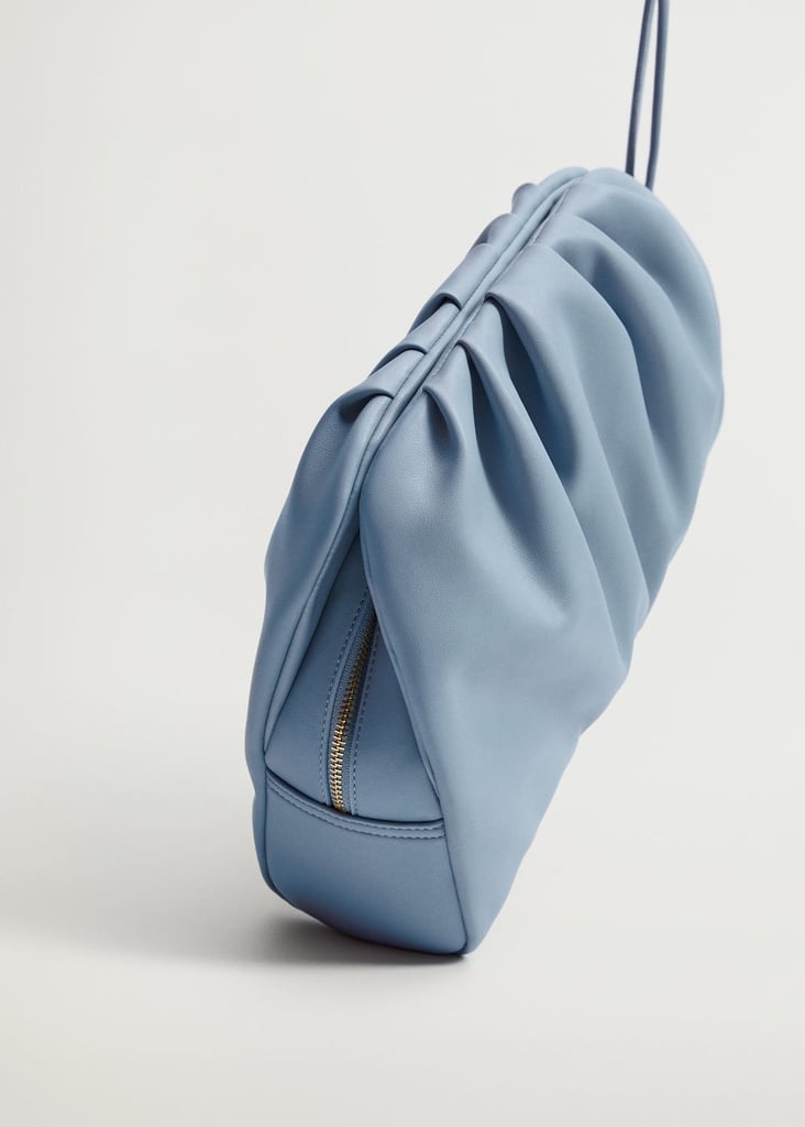 Mango Pleated Volume Clutch