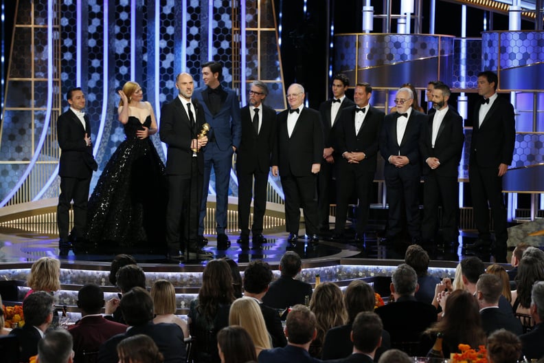 The Cast of Succession at the Golden Globes