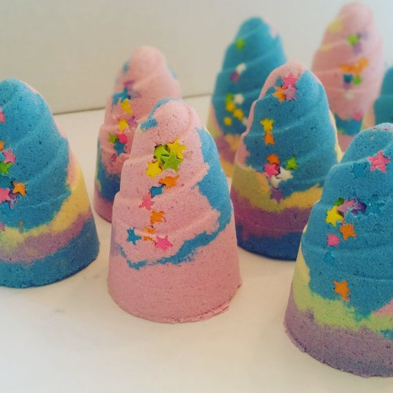 Colorful Unicorn Horn Bath Fizzy