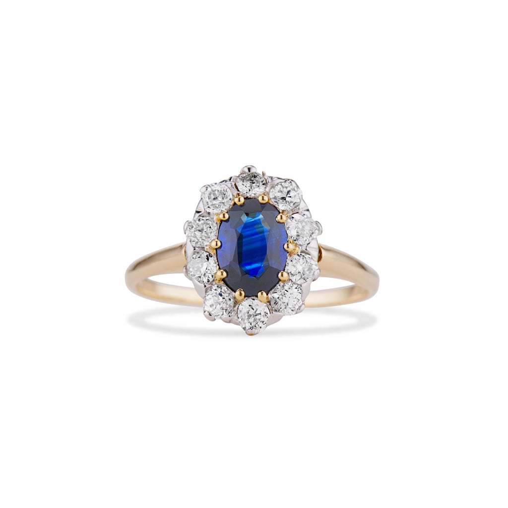 Sapphire Halo Engagement Rings