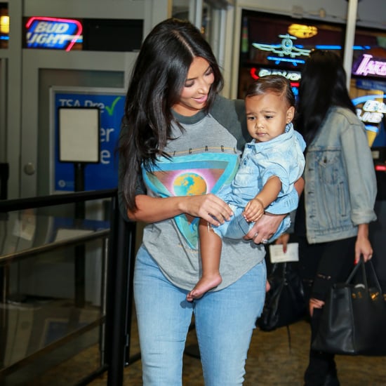 Kim Kardashian Wearing a Graphic T-Shirt