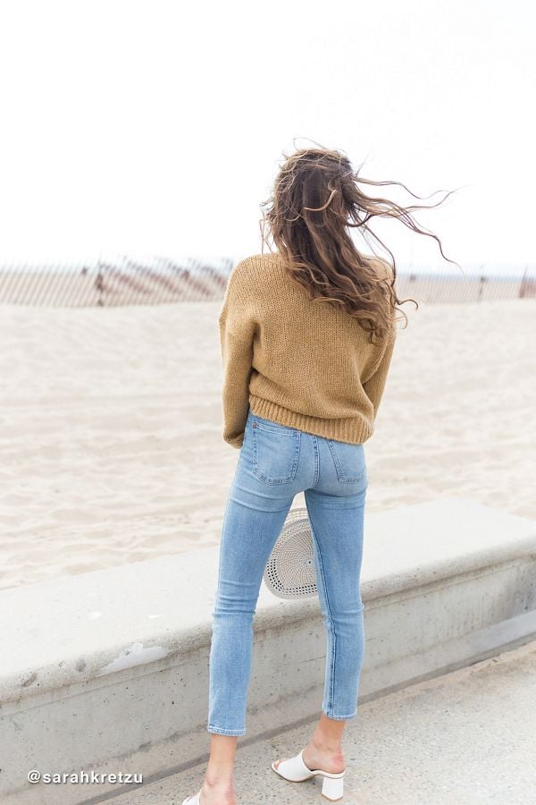 girlfriend high waisted jeans