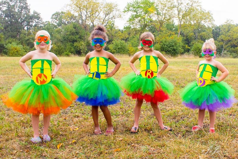 Teenage Mutant Ninja Turtle Inspired Halloween Tutu Dresses