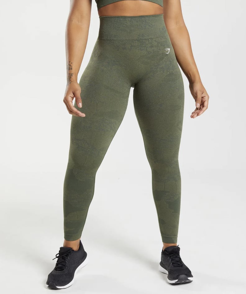 Best Gymshark Leggings For Running: Gymshark Adapt Camo Seamless Leggings