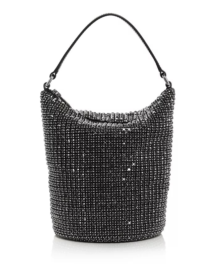 Alexander Wang Drysack Rhinestone Pouch Handbags Stormi ster Carrying Alexander Wang Bag on