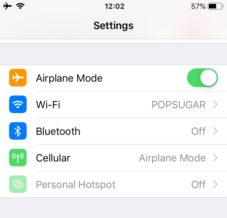 Charge your phone faster by putting it on Airplane Mode.