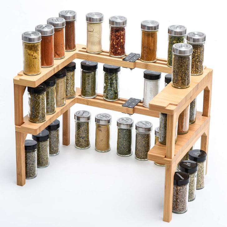 Bamboo Expandable Spice Rack Best Ways to Organise Your Spices 2021